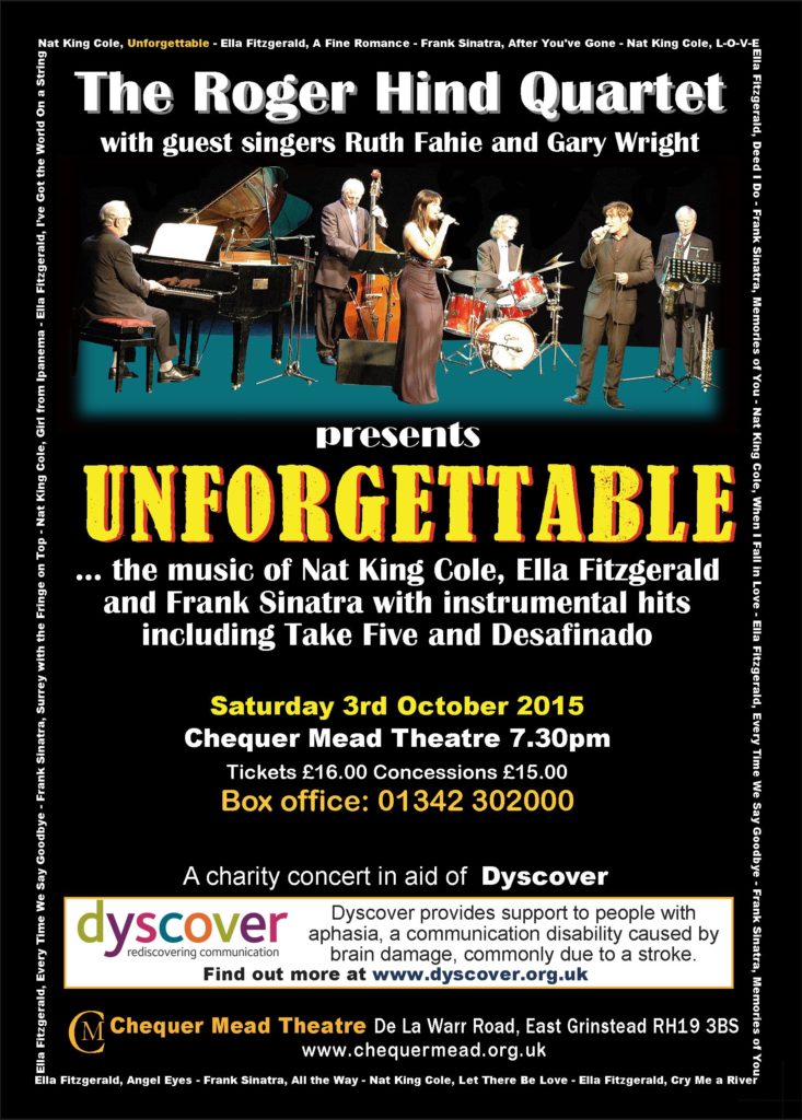 A5 Dyscover charity concert leaflet