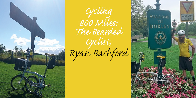 Cycling 800 Miles: The Bearded Cyclist, Ryan Bashford