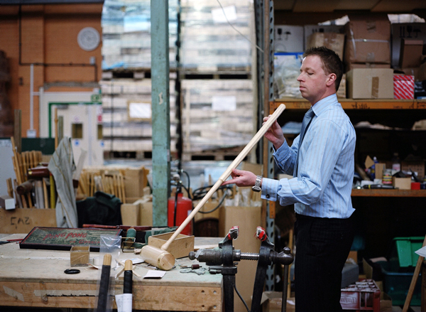 Joe in the workshop