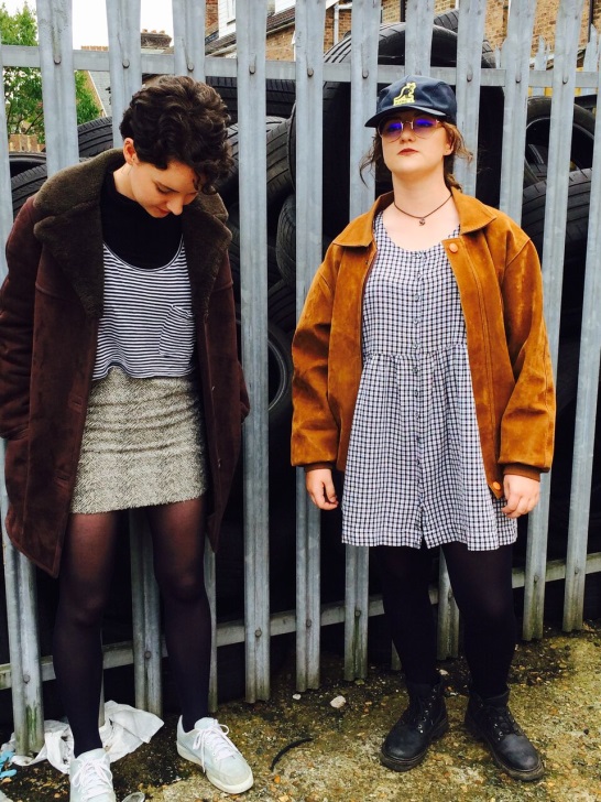 These outfits were both less than £50 and were sourced from charity shops around Surrey and modelled by my beautiful co-shoppers!