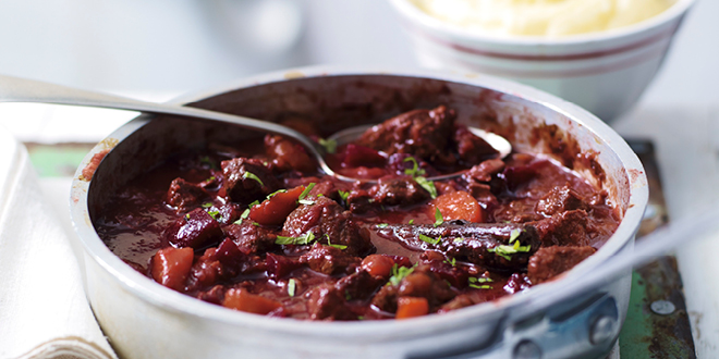 Hearty Beef & Beetroot Stew