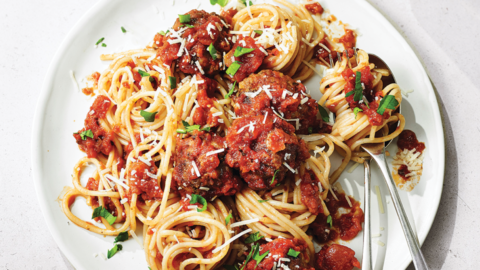 Sicilian Spaghetti & Meatballs