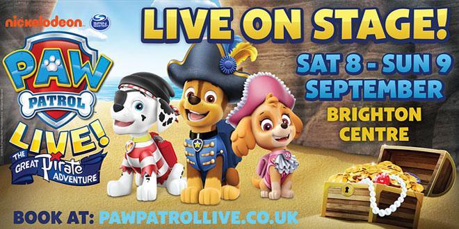 PAW PATROL LIVE! “THE GREAT PIRATE ADVENTURE”
