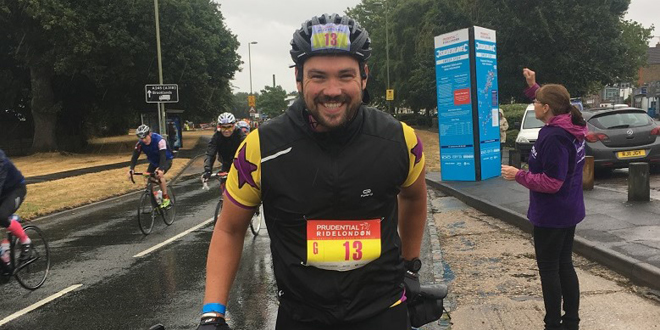 Soap Star Sam Cycles Ride London For Surrey-based Charity