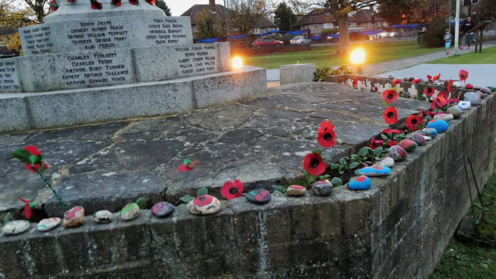 Horley Remembers With Painted Stones