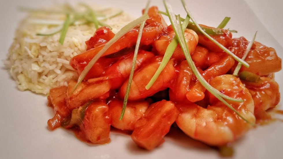 Chinese New Year Succulent Sweet & Sour Chilli Prawns