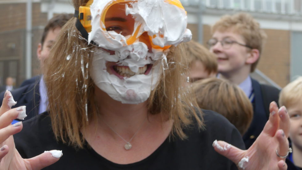 Reigate Students Splosh Their Brave Teachers For Dosh