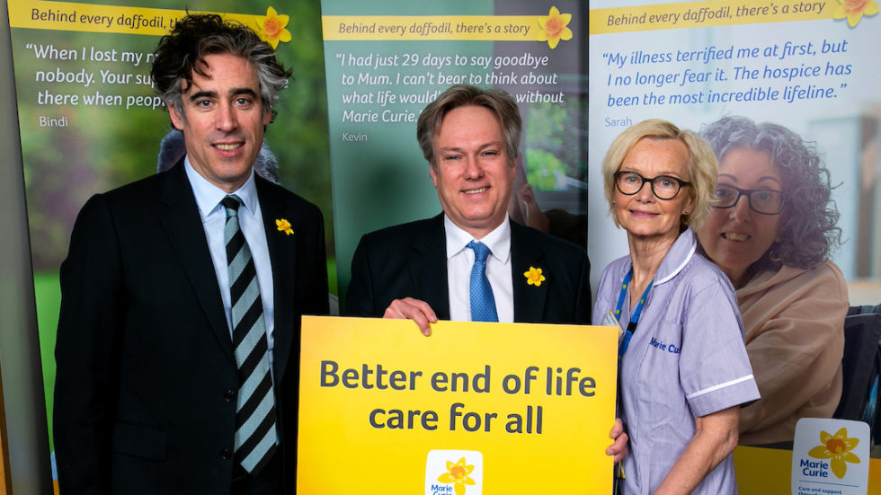 Crawley MP Helps Launch Marie Curie Campaign