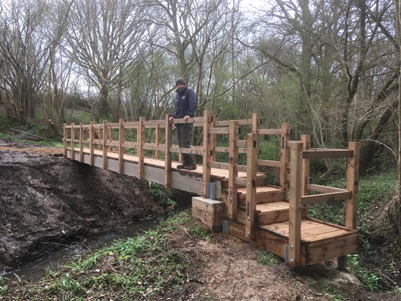 Walking Route Opens After Bridge Rebuild