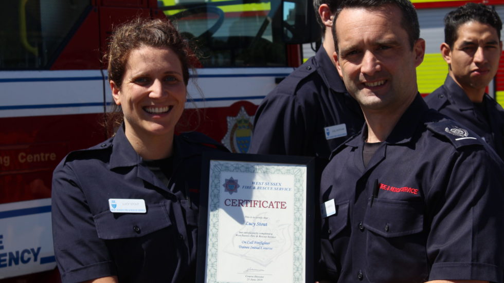 Haywards Heath Welcomes New On-Call Firefighter