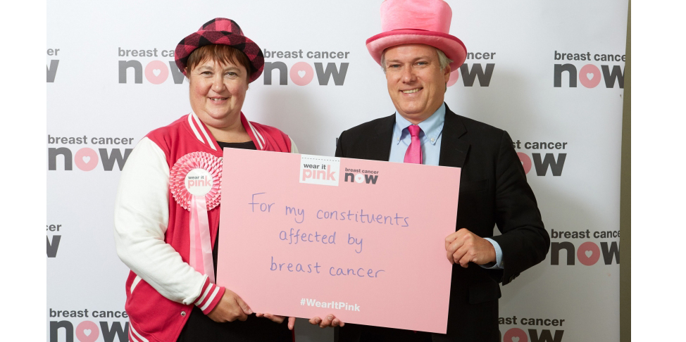 Crawley MP Wears It Pink For Breast Cancer