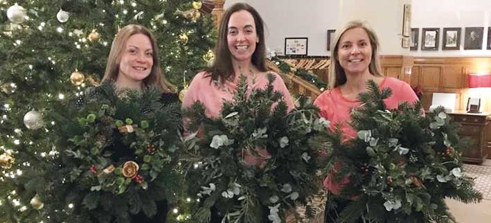 Manor Collection Group Hosts Charity Wreath Making