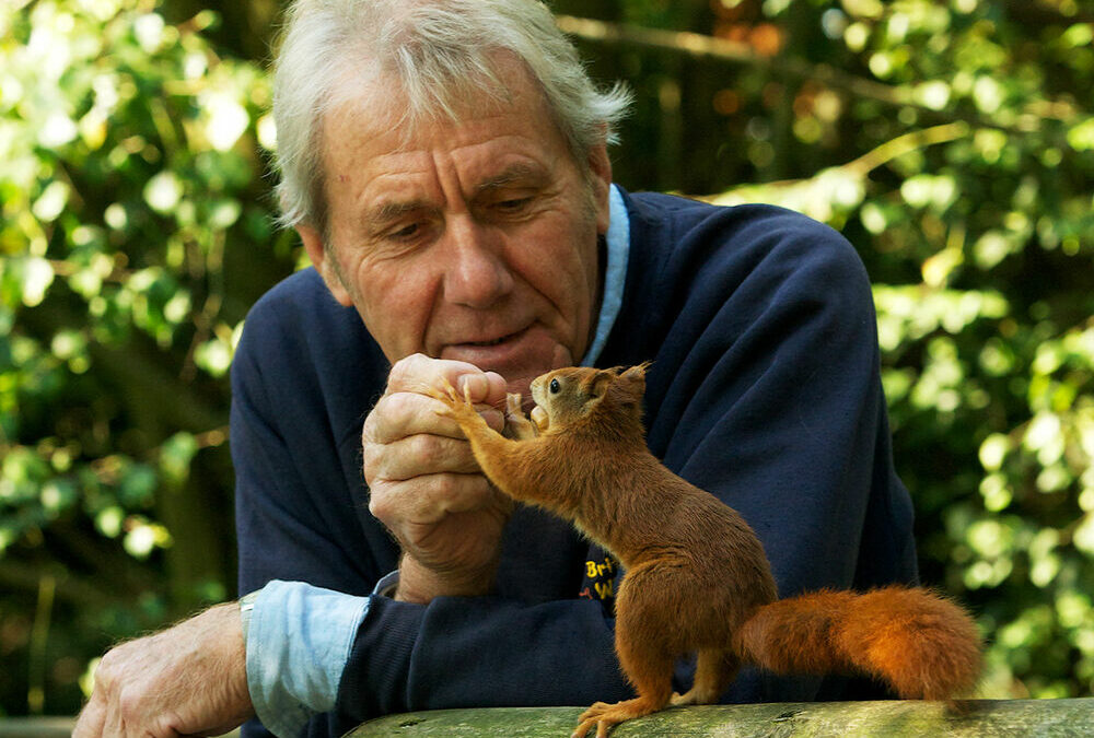 BWC Owner David Mills With Squirrel
