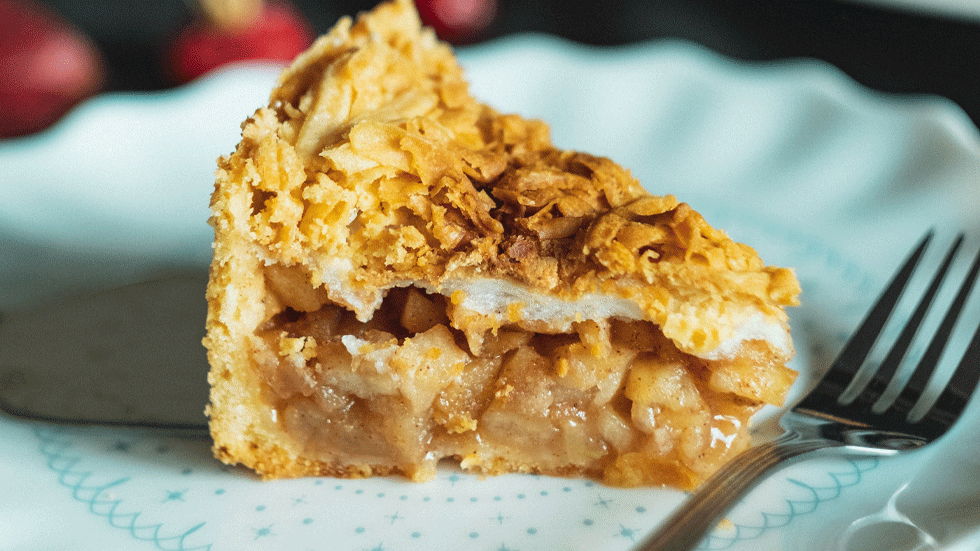 Crispy Topped Deep-dish Apple Pie
