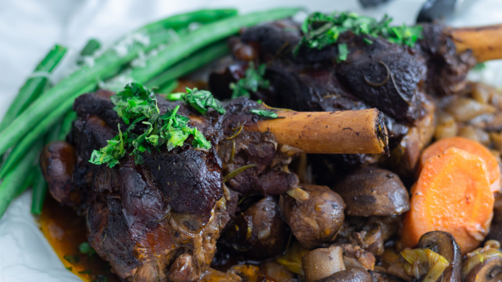 Winter Braised Lamb Shanks