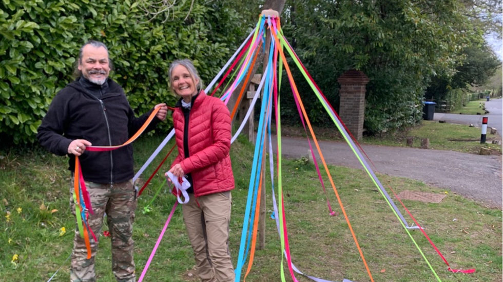 East Grinstead Resident Recognises Neighbour’s Morale Boosting Installation