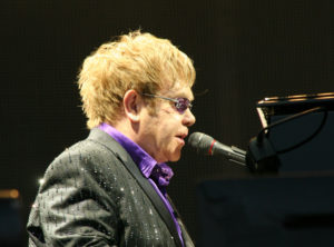 Kiev,,Ukraine,-,June,30:,Singer,Elton,John,Performs,Onstage pride month