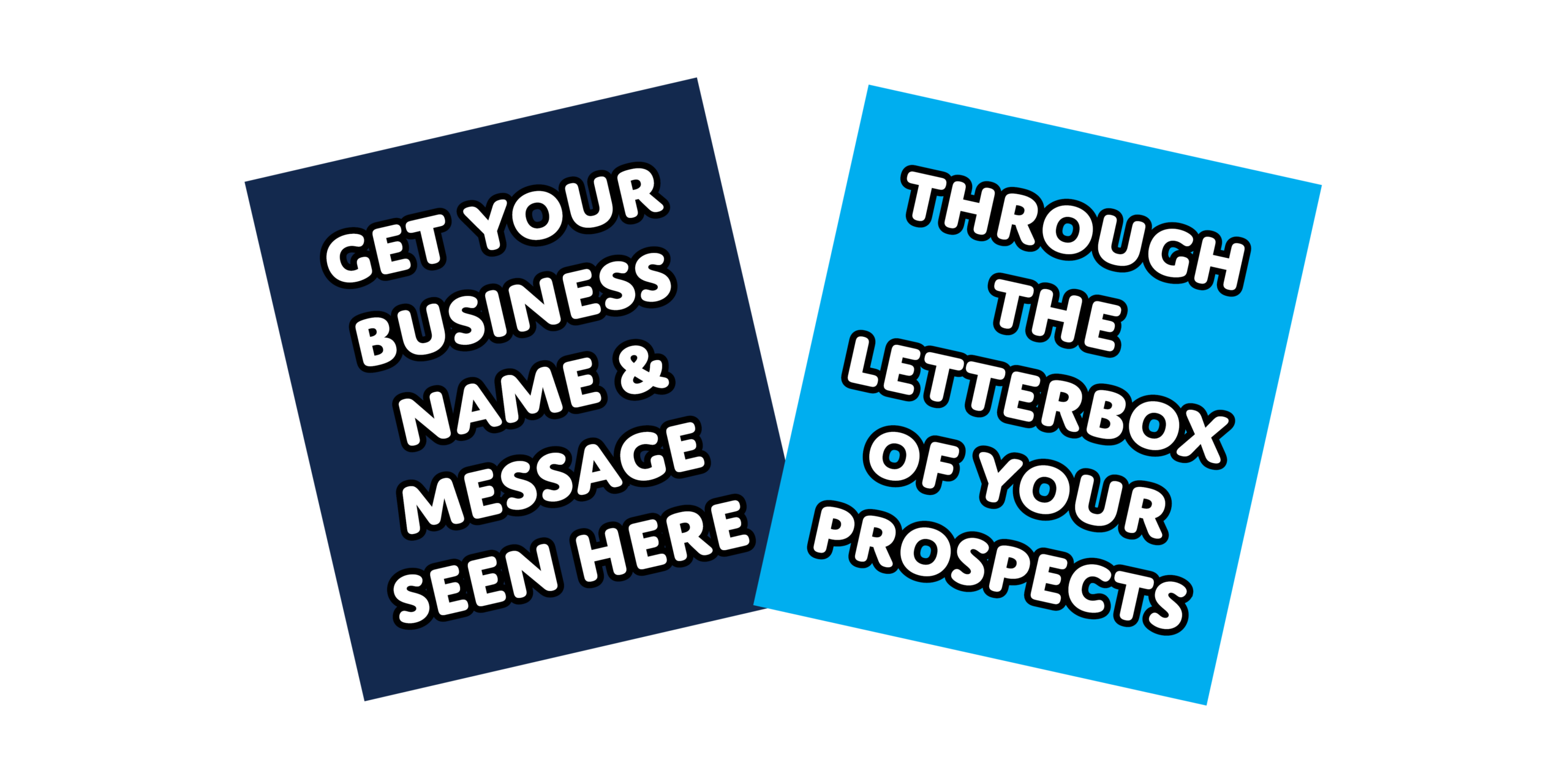 Leaflets on doormat
