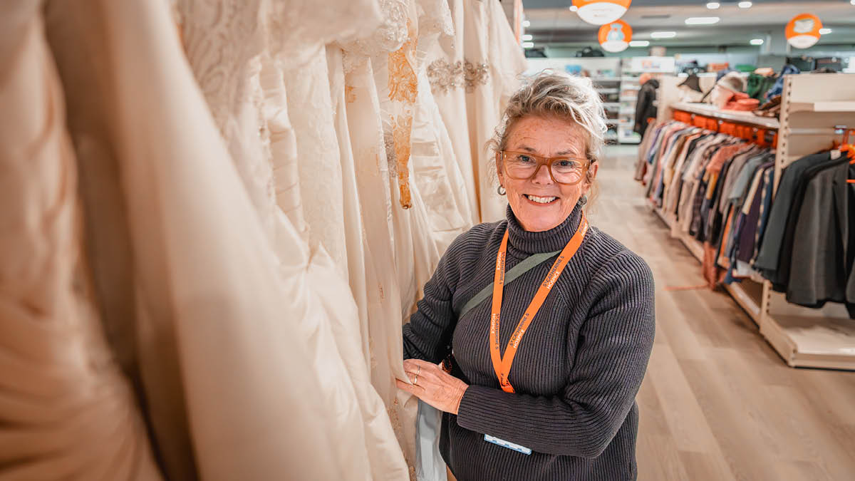 Catherine's Bridal shop staff member at work
